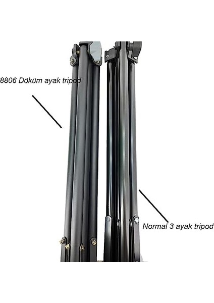 Kamera Işık Ayağı Döküm Demir 940GR Fotoğraf Makinesi Kamera 70 CM-210 cm Açılabilir Katlanabilir Yayıncı Vlog Youtuber Işık Ayağı TR8806 modelleri