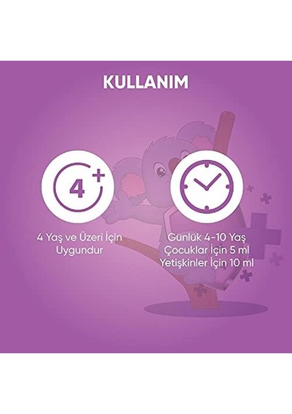 Voop Beta Glukan 1,3/1,6 Karamürver, C Vitamini, Çinko, Afrika Sardunyası 150ML modelleri