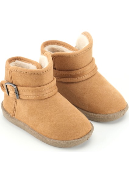 Kız Çocuk Kışlık Boğazdan Peluşlu Tek Kemer Cırt Cırtlı Ayarlanabilir Pvc Rahat Taban Ev Bahçe Okul Kreş Kısa Bot modelleri