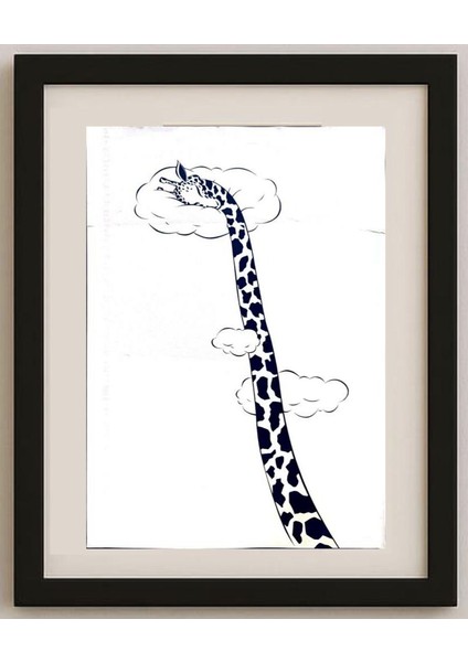 Houmayoun Mahmoudi 43X30CM Orijinal Karikatür Tablo