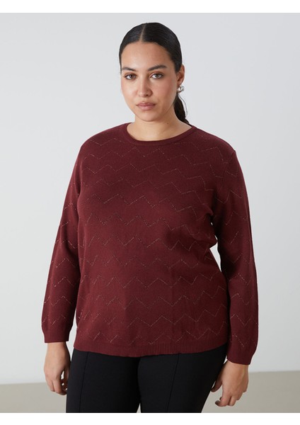 Yeni Sezon Bisiklet Yaka Desenli Kadın Triko Kazak fiyatları