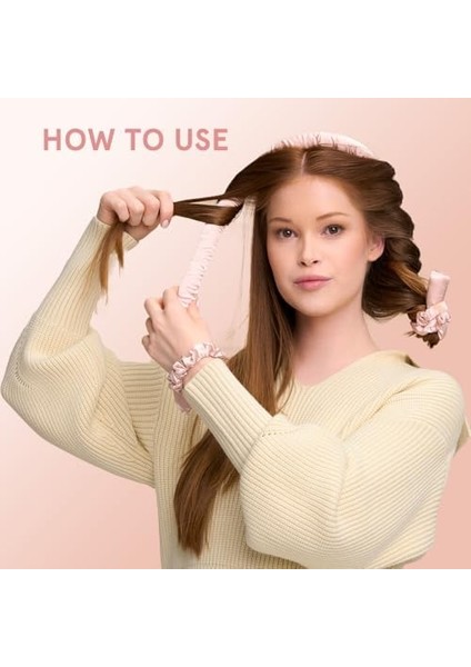 Invisibobble Heatless Curl Set - Gece Kullanımı Için Kadife Bantlı Isı Kıvırıcı Yok - Isısız Kabarık Saç Kıvırıcı, Orta Ila Uzun Saçlarda Doğal Dalgalar Için Saç Kıvırıcı