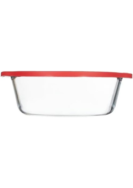 Yuvarlak Tencere Plastik Kırmızı Kapaklı, 2100 cc modelleri