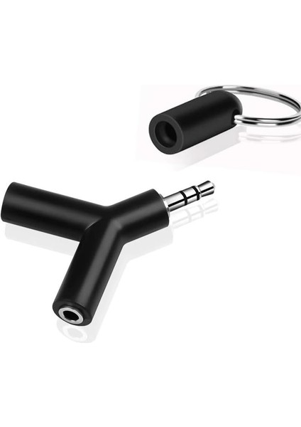 3.5mm Kulaklık Çoklayıcı Çoğaltıcı Switch Splitter Anahtarlık Adaptör fiyatları
