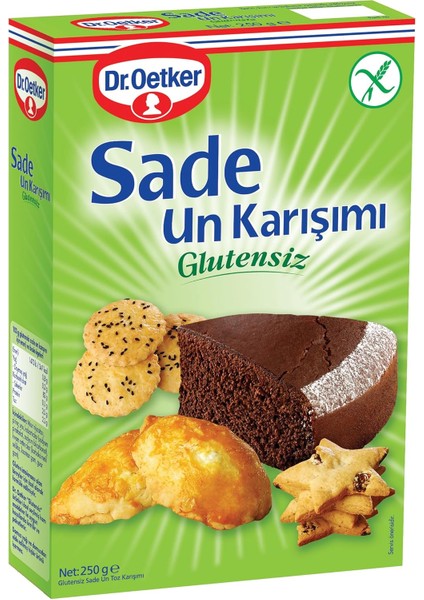 Dr. Oetker Glutensiz Sade Un Karışımı 250 gr fiyatları