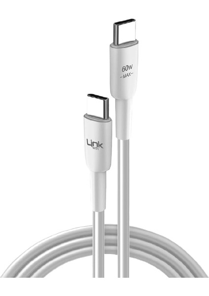 K609 Pd Type-C - Type-C 60W Hızlı Data ve Şarj Kablosu 2mt