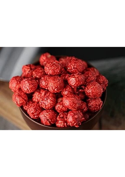 Doğal Çilek Parçacıklı Karamelli Patlamış Mısır / Popcorn 130 Gr. modelleri