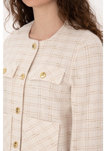 Kadın Dokuma Mont 50308757-VR256