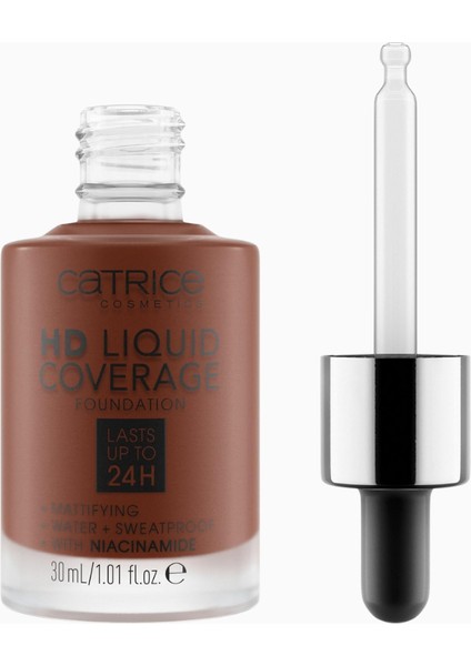 Hd Liquid Coverage Fondöten 30 ml Yüksek Kapatıcılık ve Doğal Görünüm fırsatları