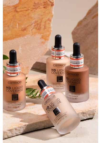 Hd Liquid Coverage Fondöten 30 ml Yüksek Kapatıcılık ve Doğal Görünüm