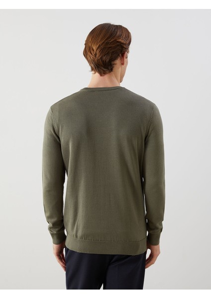 Yeni Sezon V Yaka Uzun Kollu Erkek Triko Kazak fırsatları