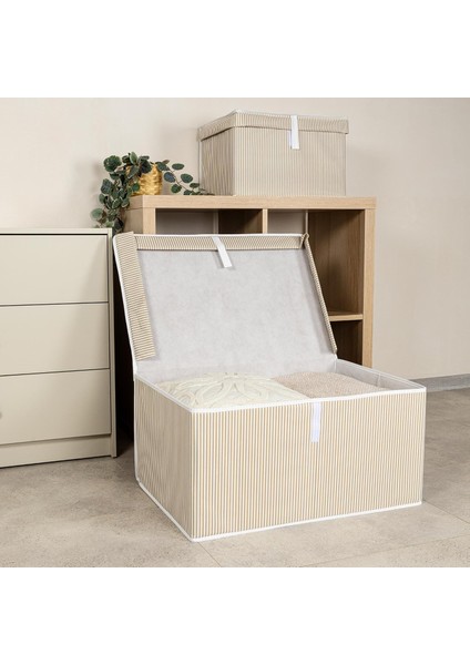 Kapısı Çok Amaçlı Düzenleyici Kapaklı Sandık Tipi Kutu Hurç Organizer (50 x 40 x 30, )