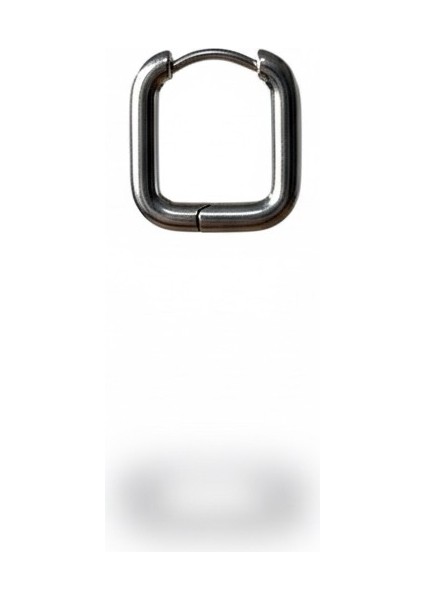 Çelik Kare Küpe Unisex