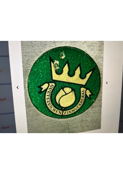 Alman Zin (Kurşun) Kadeh - 22 cm Yüksekliğinde