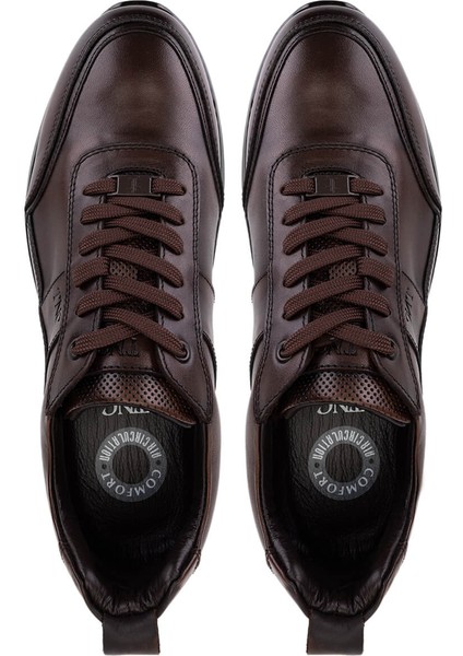 Erkek Hakiki Deri Kahverengi Casual Ayakkabı 298 3099-23059 Erk Ayk SK25-26 Kestane Atlas indirimleri