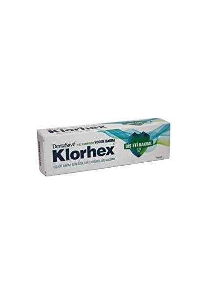 Dentasave Klorhex Günlük Bakım Diş Macunu 75 ml Klorhexidin %0.2 Mg