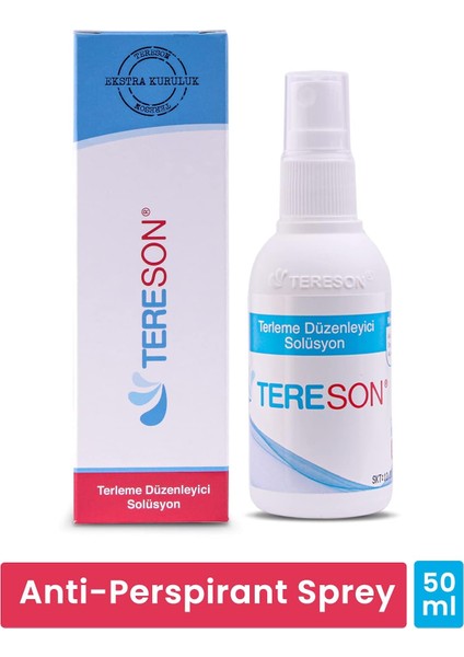 Tereson El,ayak, Koltuk Altı Terleme Önleyici ve Ter Kokusuna Karşı Koruma Antiperspirant Sprey 50 ml fiyatları