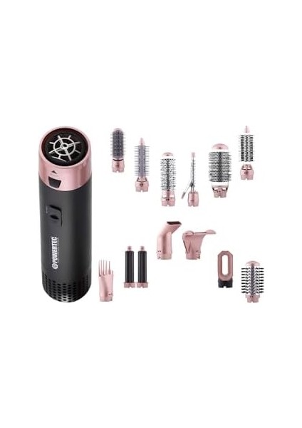 Powertec TR-6666 Ionic Series Airwrap Multi-Styler Saç Şekillendirici & Kurutma 13IN1 Profesyonel Set modelleri