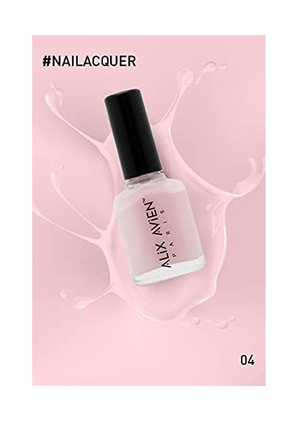 Açık Pembe Oje 04 - Yüksek Pigmentli Uzun Süreli Kalıcılık Hızlı Kuruma - Nail Lacquer 04