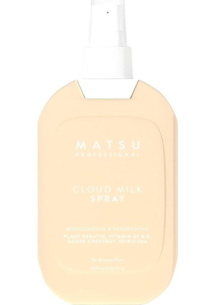 Matsu Professional Cloud Milk, Nemlendirme ve Besleme Bakım Spreyi, 200 ml fiyatları