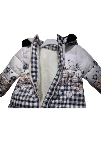 AYICIK BASKILI KIZ MONT