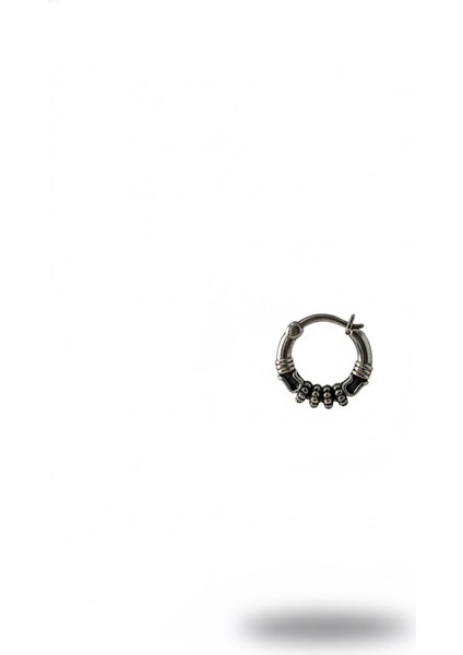 Unisex Modern Tasarımlı Çelik Küpe