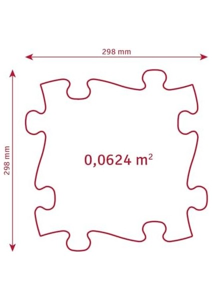 MFK-020-1 Medium 1 Orta Boy Duyusal Motor Yapboz Matı Çocuklar Için, Bebekler Için Duyusal Oyun Matı, Yetişkinler Için Masaj Yapboz Zemini 105 x 55 cm fiyatları