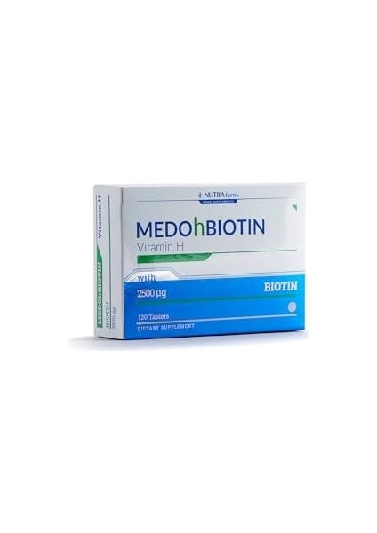 Dermoskin Medohbiotin 2,5 Mg. 120 Tablet 1 Paket (1 x 14.4 G) fiyatları