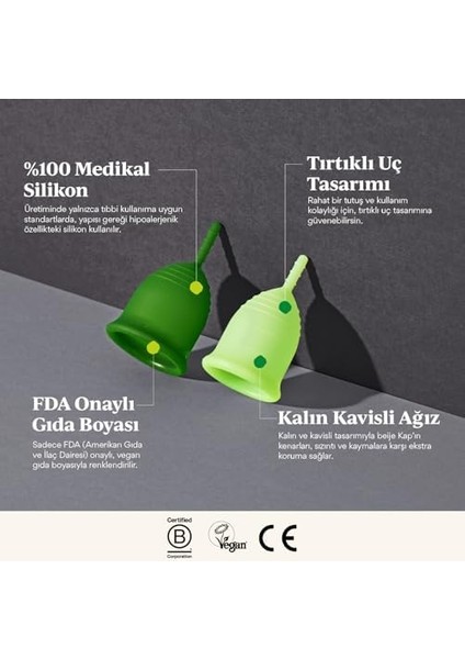 Beije Süper Menstrüel Kap