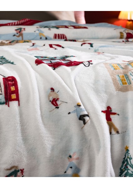 Soneau Tek Kişilik Welsoft Baskılı Battaniye - Renkli modelleri