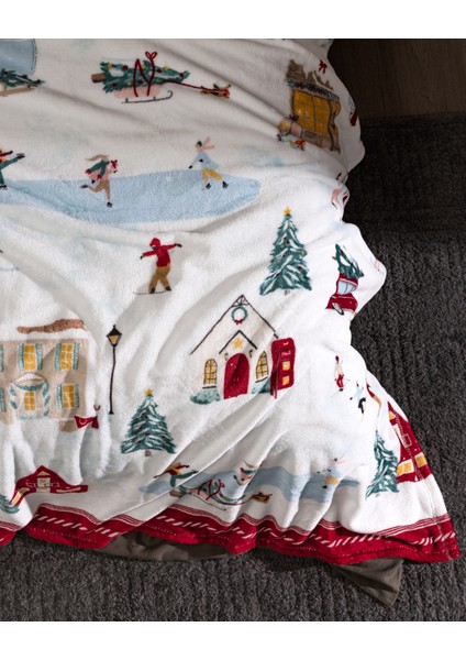 Soneau Tek Kişilik Welsoft Baskılı Battaniye - Renkli fırsatları