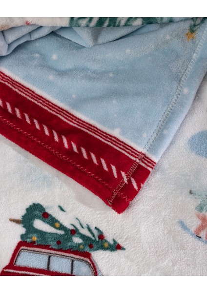 Soneau Tek Kişilik Welsoft Baskılı Battaniye - Renkli