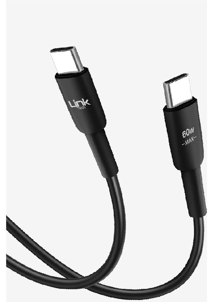 Type-C Süper Hızlı Şarj Kablosu, 60W Pd 3A Tip-C Tip-C, K604 Safe