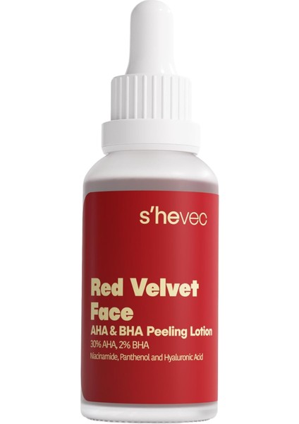 She Vec Red Velvet Face Derin Eksfoliasyon Sağlayan Anti Aging Etkili Peeling Losyon fiyatları