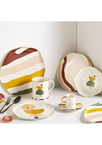 Çukur Tabak, 21 Cm, Desenli fiyatları