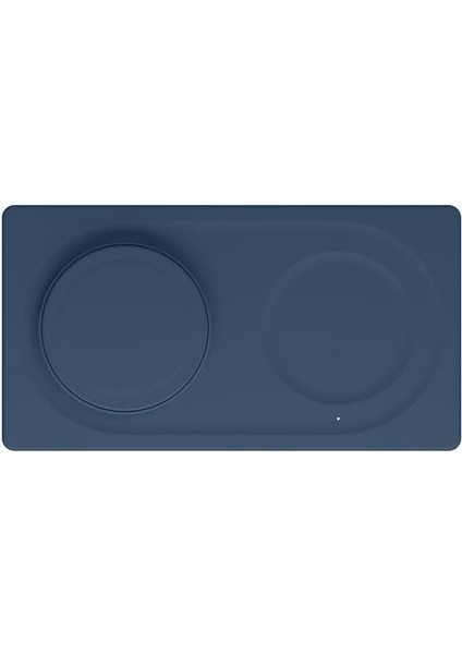WIZ019VFBL-APL Boostcharge Pro 2‑in‑1 Magsafe 15W Kablosuz Şarj Standı - Mavi modelleri