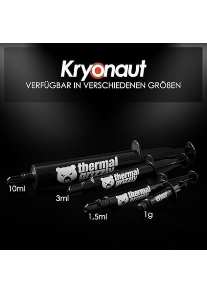 Thermal Grizzly - Kryonaut Termal Macun - Bilgisayar ve Konsollardaki Tüm Işlemcileri, Grafik Kartlarını ve Isı Alıcıları Soğutmak Için (1 Gram) modelleri