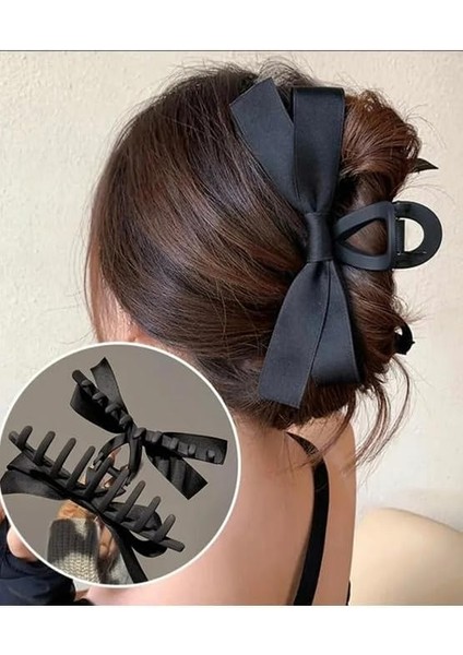 Okavango Kadın Siyah Saten Çift Taraflı Fiyonk Mandal Toka,kadın Çocuk Mandal Toka, Lastik Toka Seti, Toka Organizer, Toka, Kız Çocuk Toka, Kadife Toka fiyatları