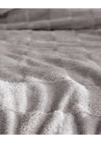 Vaporeux Tek Kişilik Welsoft Düz Battaniye - Gri indirimleri