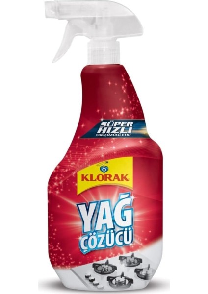 Klorak Yağ Çözücü Sprey 750 ml
