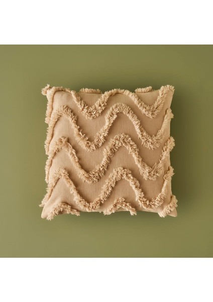 Nate Dekoratif Yastık, Bej, 43 x 43