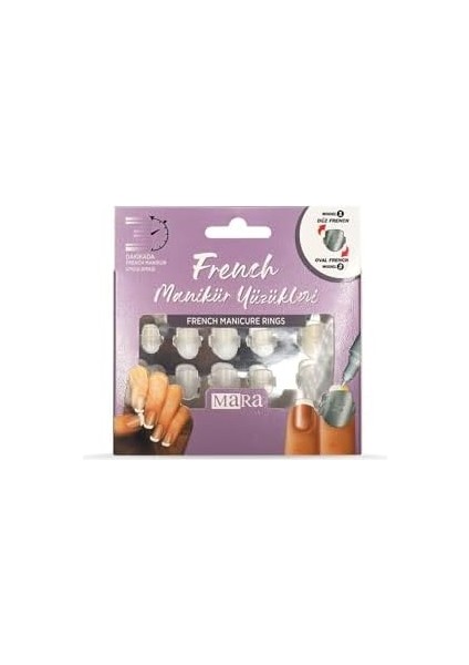 Mara Kozmetik IMM219.022 French Manikür Yüzükleri Klasik Model