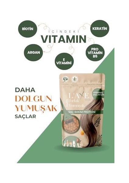 Yıpranmış - Yanmış Saçlara Canlılık Terapisi | Saç Bakım Proteini | 50 Gram fiyatları