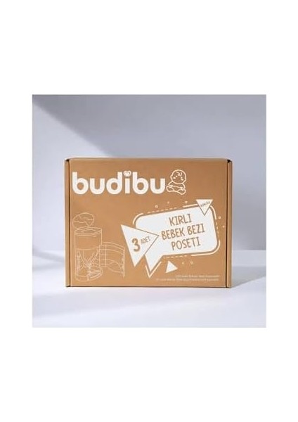 Budibu Korbell 16L Uyumlu Kirli Bebek Bezi Çöp Poşeti | Yerli Üretim | 3 Paket | 1500 Adet Bez Kapasiteli | Lavanta Kokulu fiyatları