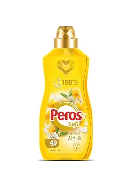 Peros Konsantre Yumuşatıcı Yasemin & Neroli Çiçeği 960 ml
