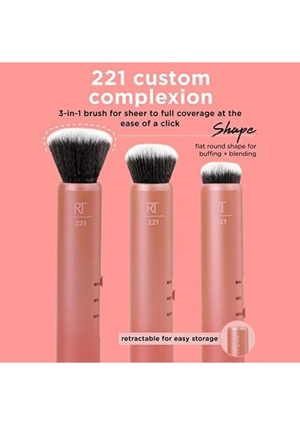 Real Techniques Custom Complexion Fondöten ve Kapatıcı Fırçası RT-1899