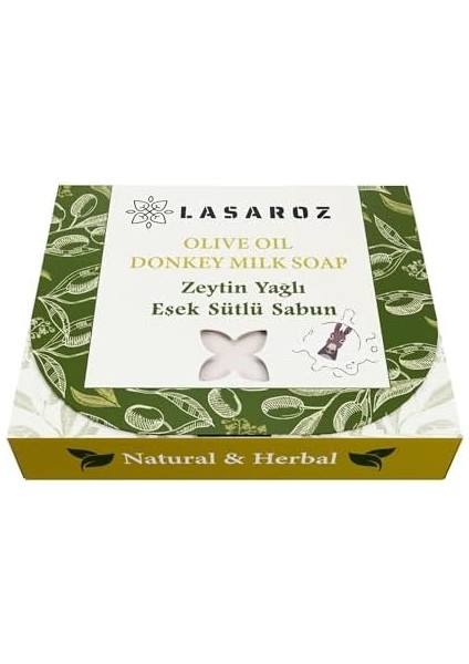 Zeytin Yağlı ve Eşek Sütlü Sabun Doğal ve Bitkisel Içerikli 100 gr fiyatları