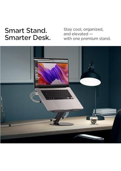 Dizüstü Laptop Notebook/macbook Ayarlanabilir Masa Standı/kablo Düzenleyici Space Gray LD206C - AMP09303 modelleri