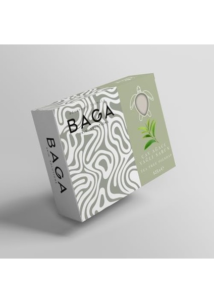 Baga Çay Ağacı Sabunu 125G – Sivilce Karşıtı & Gözenek Temizleyici – Yağlı ve Akneye Eğilimli Ciltler Için