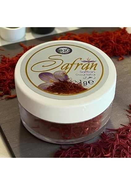 Krk Premium Safran – 1 Gram | Birinci Kalite Doğal Safran Iplikleri | Safran Çayı, Tatlı ve Yemekler Için | Safran Baharat & Saffron Threads fiyatları